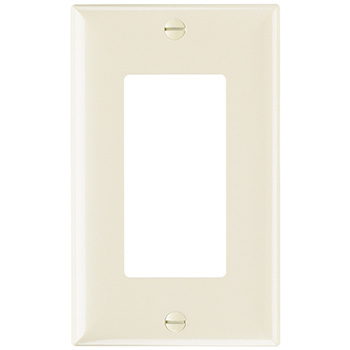 SP262LA - Plastic Wallplate 2G 2SPLEX W/Out Line La