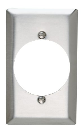 SS724 - Smooth 302SS 1G Power Outlet 2.125"