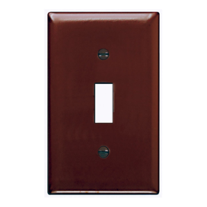 TP1 - Trademaster Wallplate 1G 1 Toggle BR