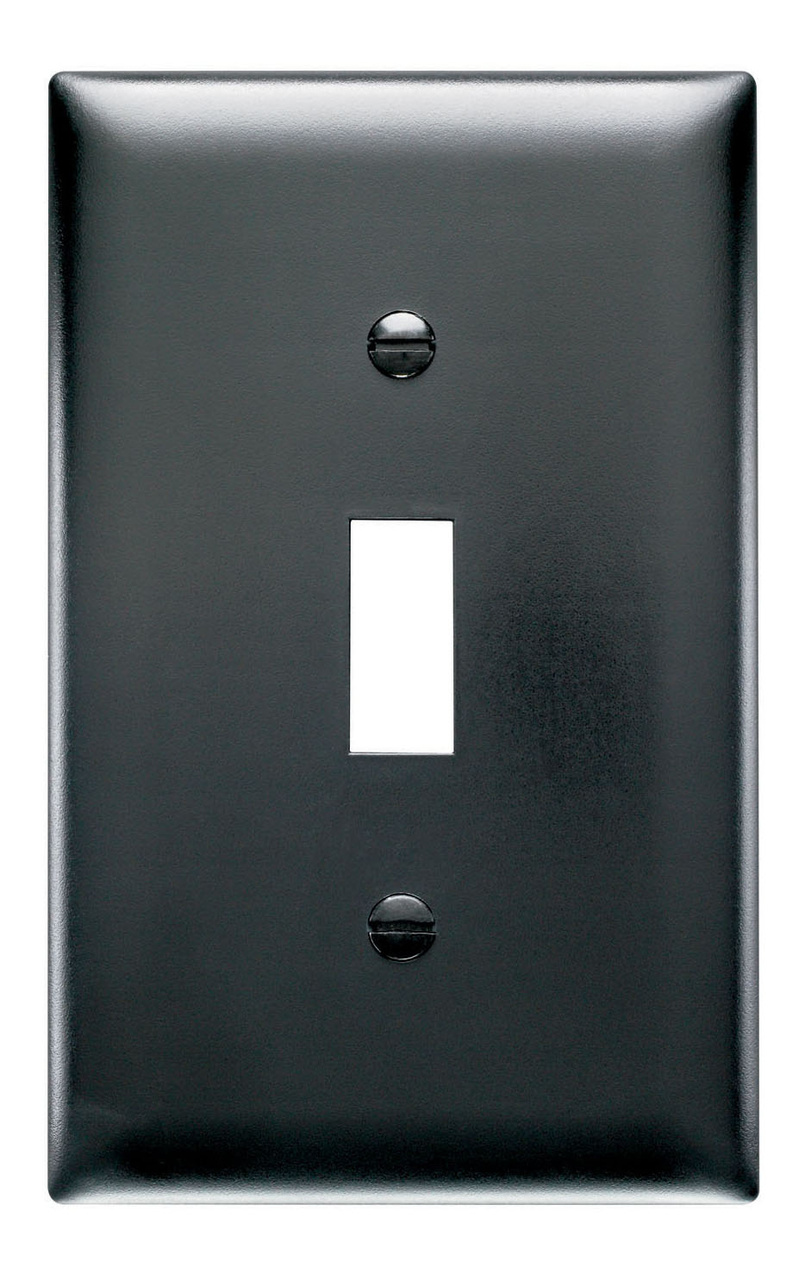 TP1BK - Trademaster Wallplate 1G 1 Toggle BK