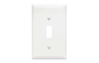 TP1W - Trademaster Wallplate 1G 1 Toggle WH
