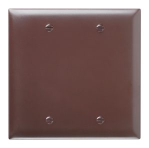 TP23 - Trademaster Wallplate 2G Blank Box Mount
