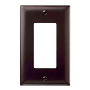 PJ26B - Wallplate 1G Decorator Poly Mid BR