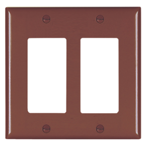 TP262 - Trademaster Wallplate 2G 2 Decor BR