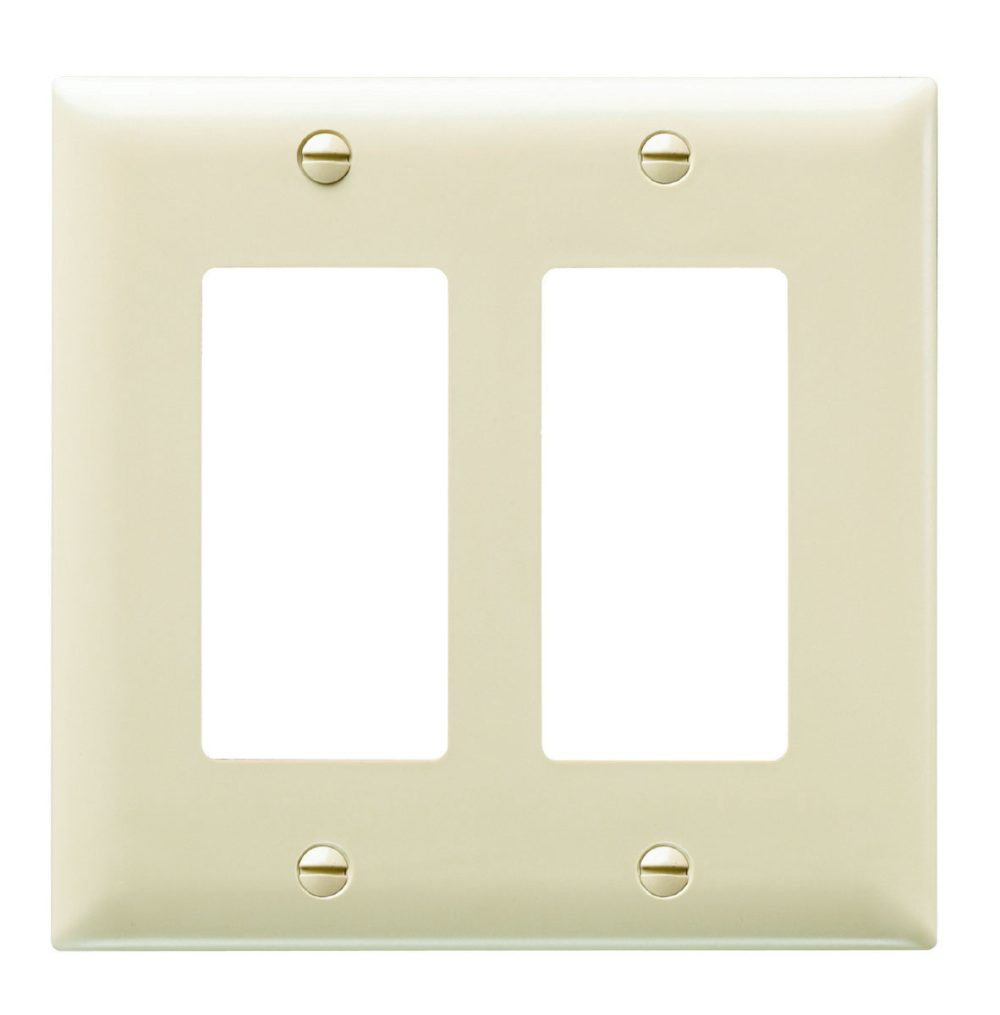 TP262I - Trademaster Wallplate 2G 2 Decor Iv