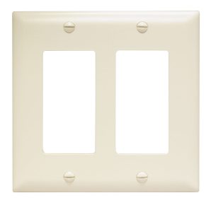 TP262LA - Trademaster Wallplate 2G 2 Decor La