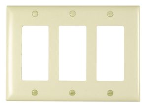TP263LA - Trademaster Wallplate 3G 3 Decor La