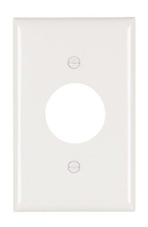 TP7W - Trademaster Wallplate 1G 1 SGL Recp WH