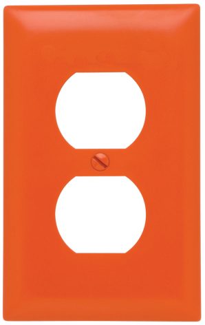 TP80R - Trademaster Wallplate 1G Duplex or