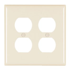 TP82LA - Trademaster Wallplate 2G 2 Duplex La