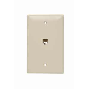 TPTE1LA - Tele 4 Conductor 1G TP Wallplate La