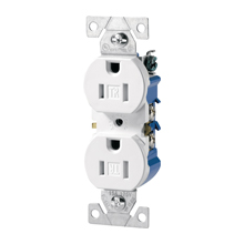 TR270W - Recp TR Duplex 15A 125V 2P3W STR WH