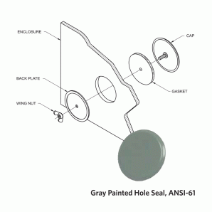 UHS50 - 1/2" Oil Tight Hole Seal
