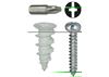 WDK8 - #8 Zinc Alloy Walldriller Anchor Kit
