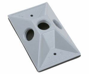 WPB13 - Weather Proof Cover 3 Hole 1/2