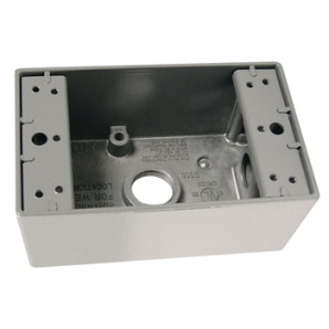 WPB23 - Weather Proof Box 1G 3 Hole 1/2
