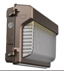 WPLED80PSM48CSBV - 55/70/80W Led Slim Wallpack 3K/4K/5K 8000-11000LM