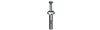 ZAS100 - 1/4'' X 1'' Zamac Alloy Anchor