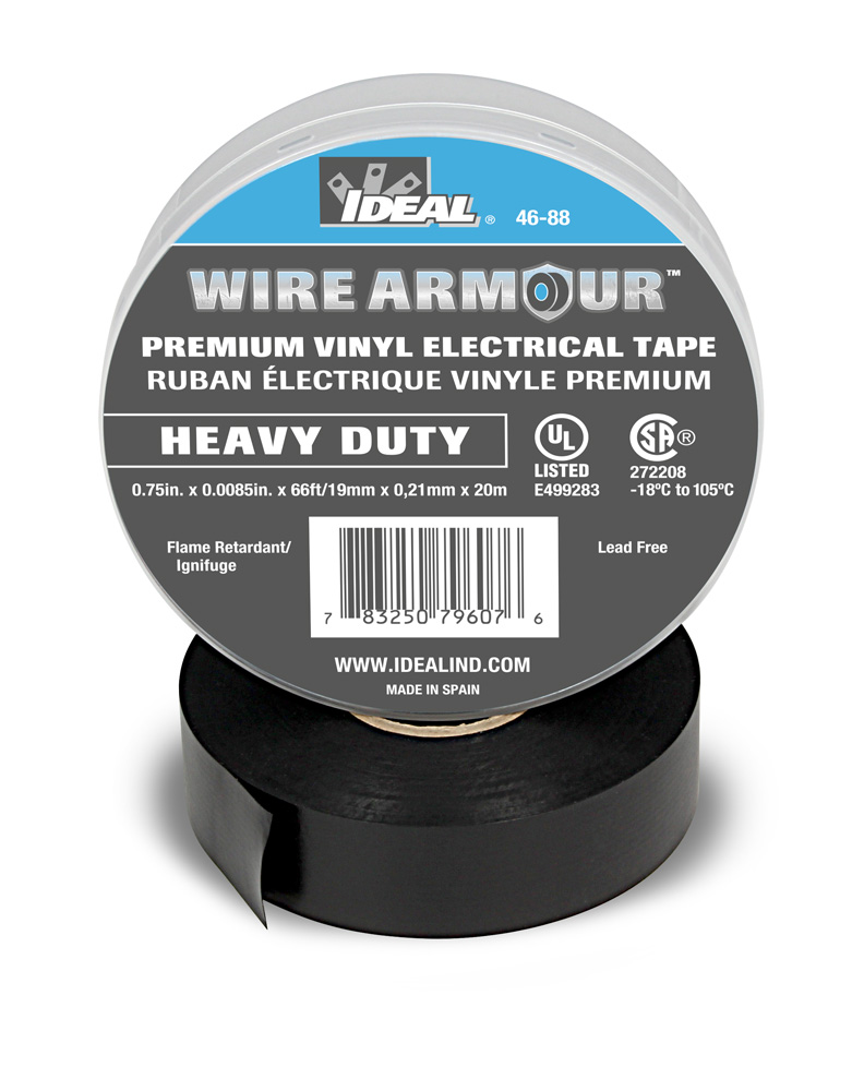 4688 - Vinyl Electrical Tape, Black, 3/4" X 66' - Image 3