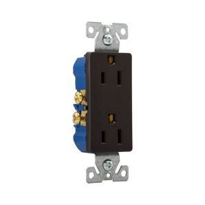 1107BB0X - Recp Deco Duplex 15A 125V 2P3W BR